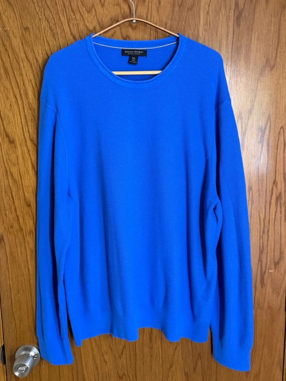 Banana Republic Men's Crewneck Sweater - Vivid Blue